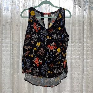 Old Navy Floral Sleeveless Top